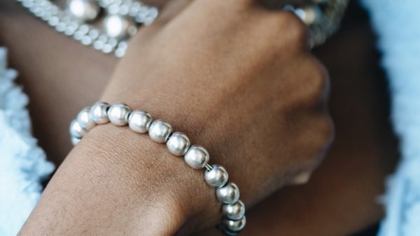 Silver Beaded Bracelet - EVERNIQ