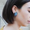 Juliana Jewelry Blue Rhinestone Earring and Brooch Set