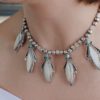 Navajo Sterling Silver Necklace and Earring Set