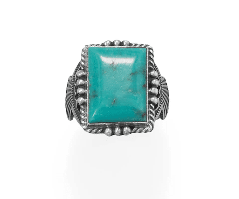 mens turquoise ring